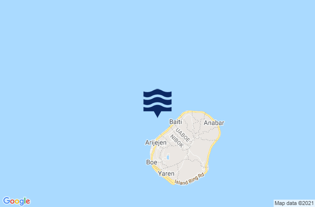 Nibok District, Nauru潮水