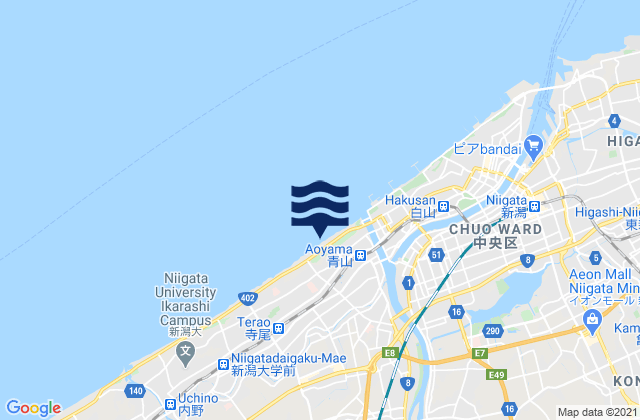 Niigata Shi, Japan潮水