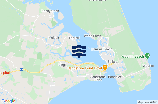 Ningi Island, Australia潮水