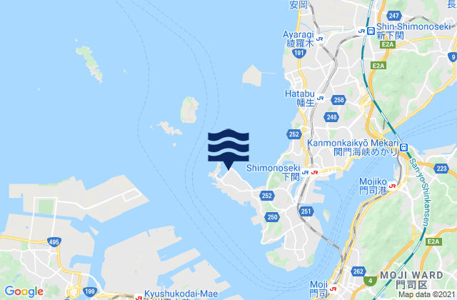Nishiyamacho, Japan潮水