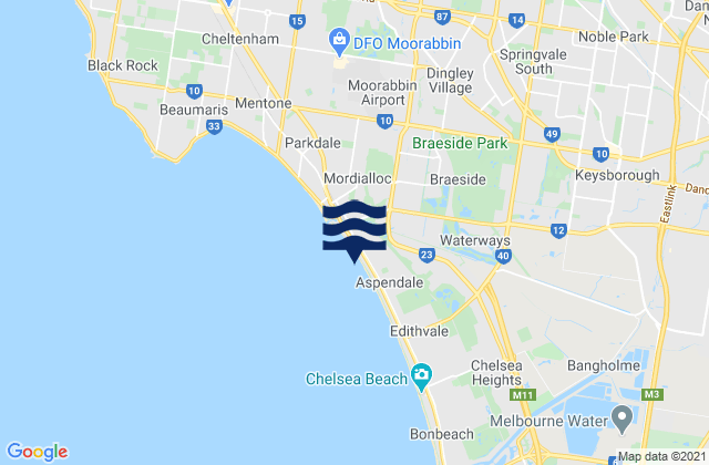 Noble Park, Australia潮水