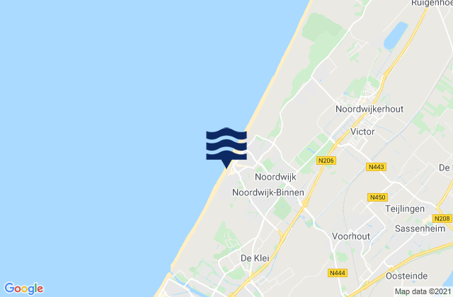 Noordwijk aan Zee, Netherlands潮水