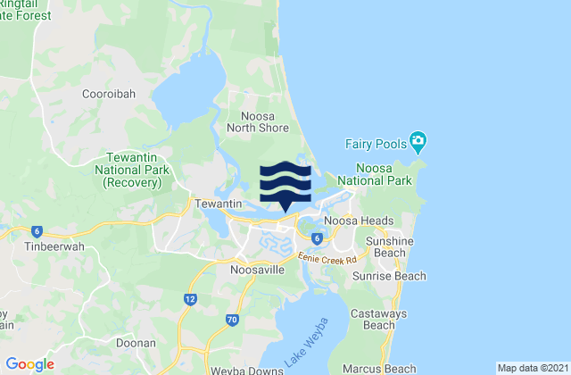 Noosaville, Australia潮水