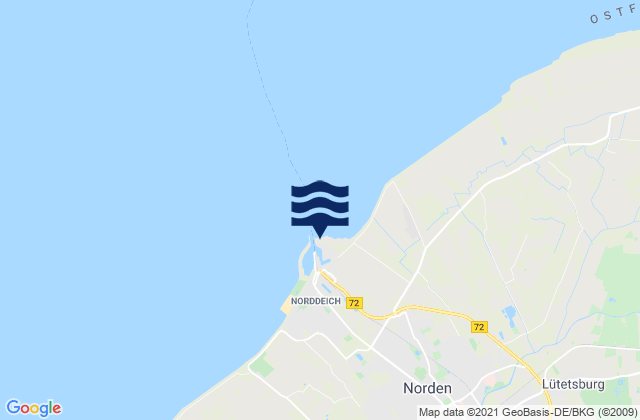 Norddeich Hafen, Netherlands潮水