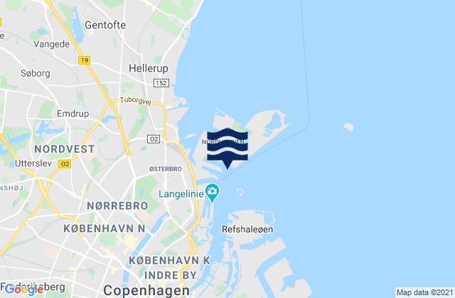 Nordhavnen, Denmark潮水
