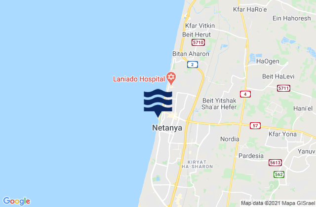 Nordiyya, Israel潮水