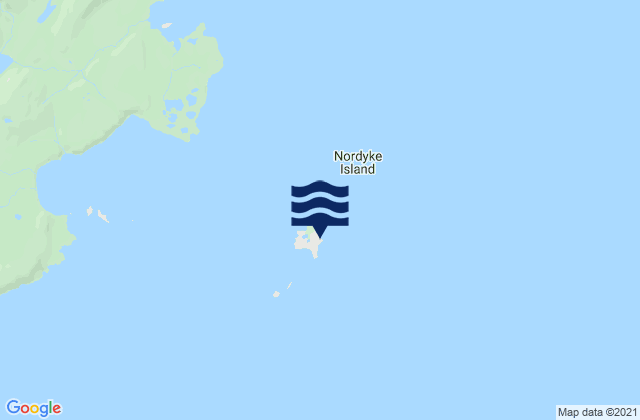 Nordyke Island (Kamishak Bay), United States潮水