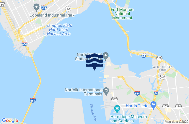 Norfolk Harbor Reach (Buoy R '8'), United States潮水