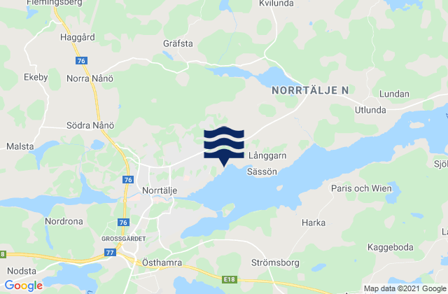Norrtälje Kommun, Sweden潮水