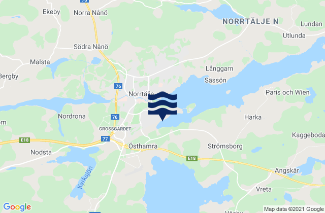 Norrtälje, Sweden潮水