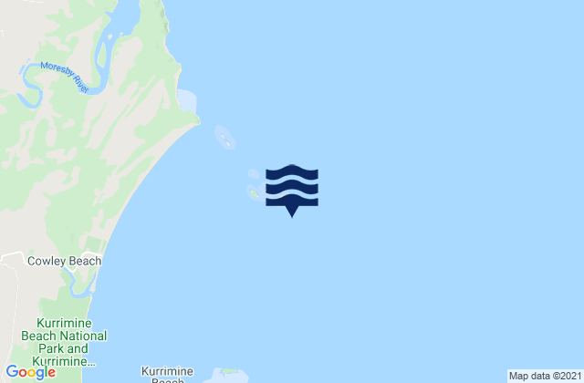 North Barnard Island, Australia潮水