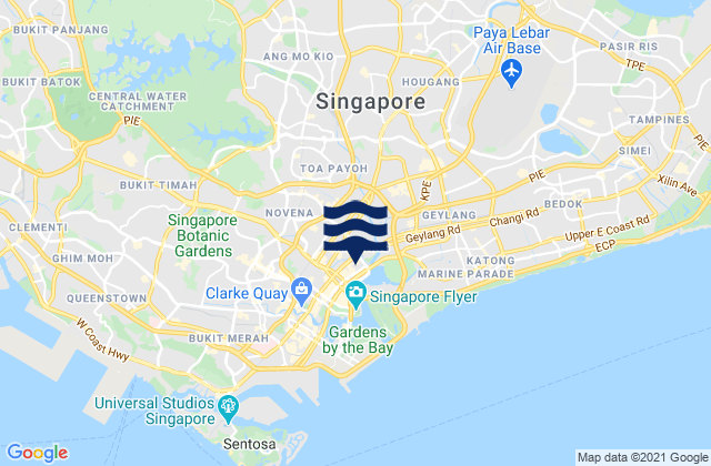 North East Community Development Region, Singapore潮水