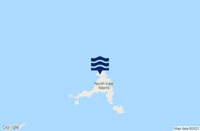 North East Island, New Zealand潮水