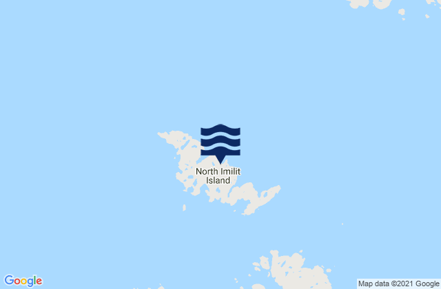 North Imilit Island, Canada潮水