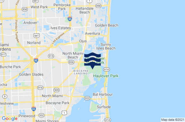 North Miami Beach, United States潮水