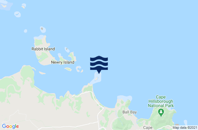 North Red Cliff Island, Australia潮水
