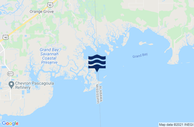 North Rigolets Island, United States潮水