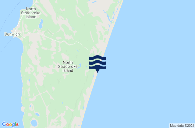 North Stradbroke Island, Australia潮水