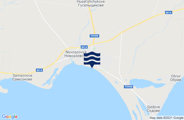 Novoazovs'k, Ukraine潮水