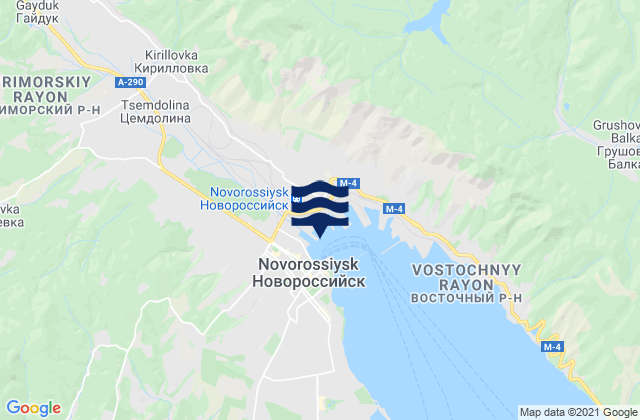 Novorossiysk, Russia潮水