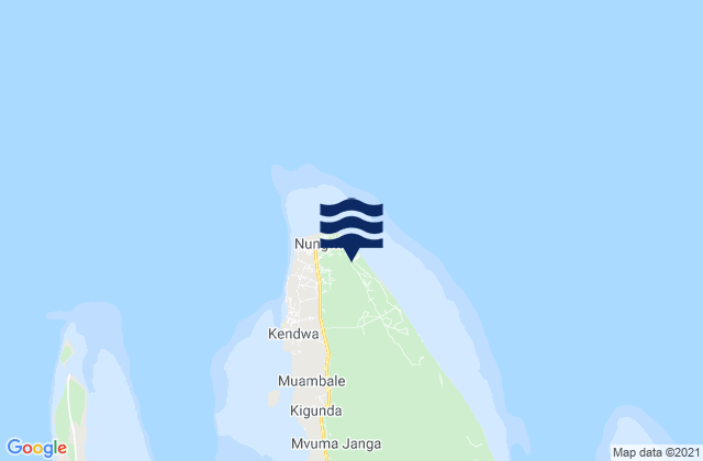 Nungwi, Tanzania潮水