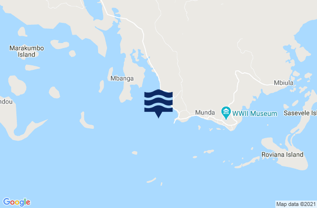 Nusa Zonga, Solomon Islands潮水