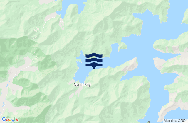 Nydia Bay, New Zealand潮水