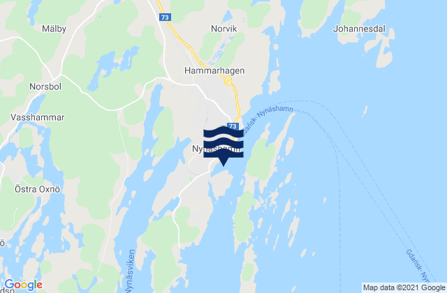 Nynäshamn, Sweden潮水