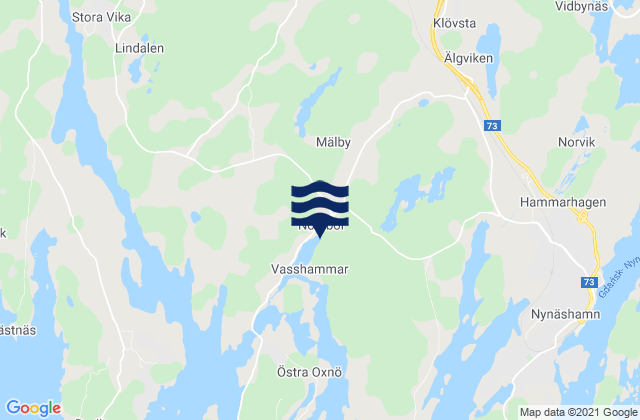 Nynäshamns kommun, Sweden潮水