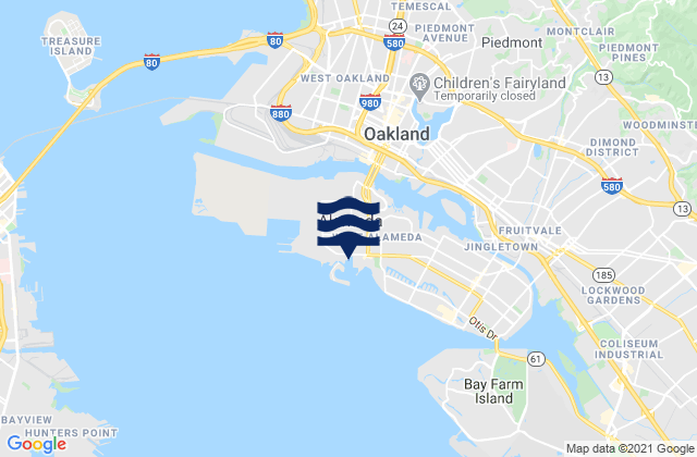 Oakland, United States潮水