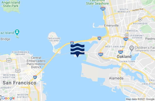 Oakland Middle Harbor, United States潮水