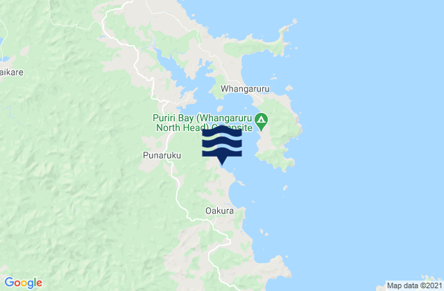 Oakura Bay, New Zealand潮水