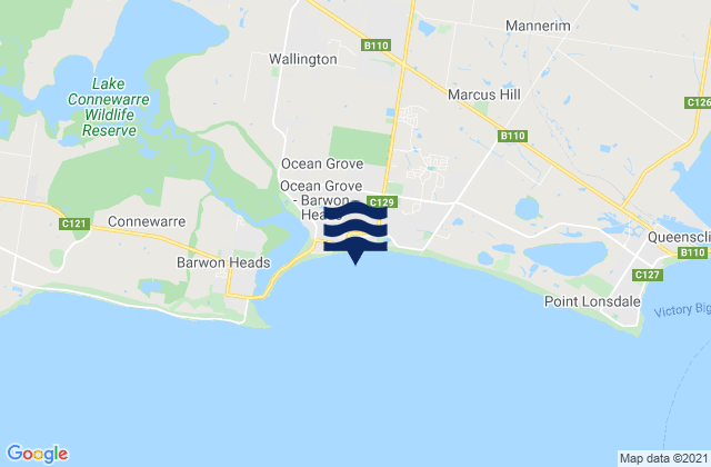 Ocean Grove, Australia潮水