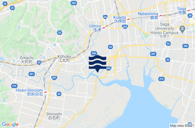 Ogi-shi, Japan潮水