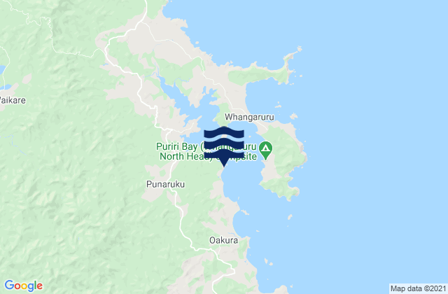 Ohawini Bay, New Zealand潮水