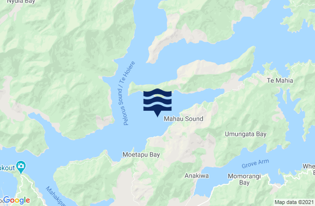 Ohingaroa Bay, New Zealand潮水