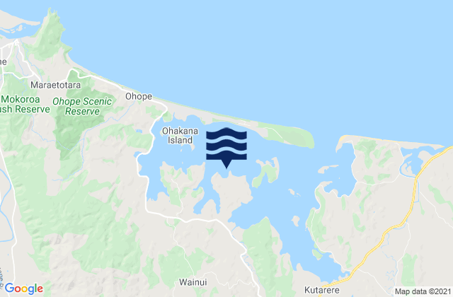 Ohiwa Harbour, New Zealand潮水