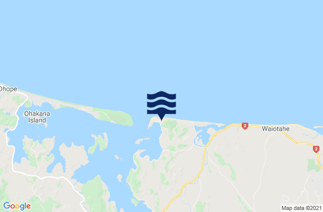 Ohiwa, New Zealand潮水