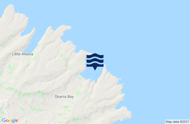 Okains Bay, New Zealand潮水