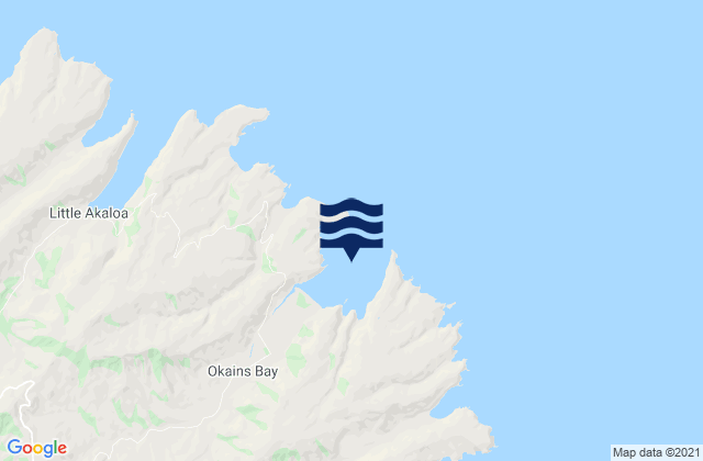 Okains Bay, New Zealand潮水