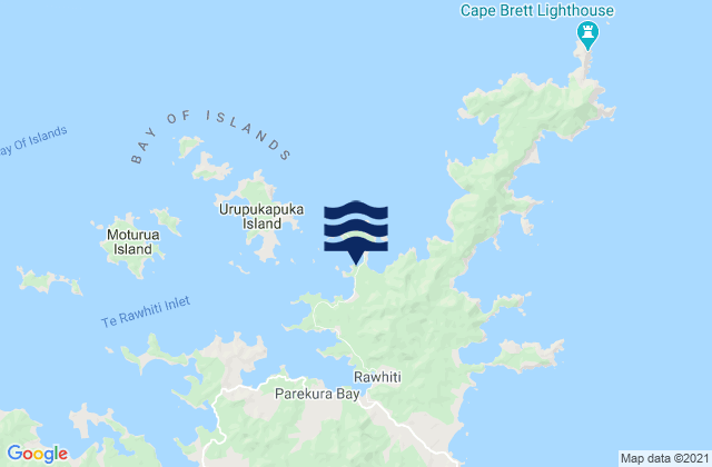 Oke Bay, New Zealand潮水
