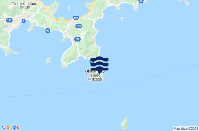 Okikamuro Shima, Japan潮水