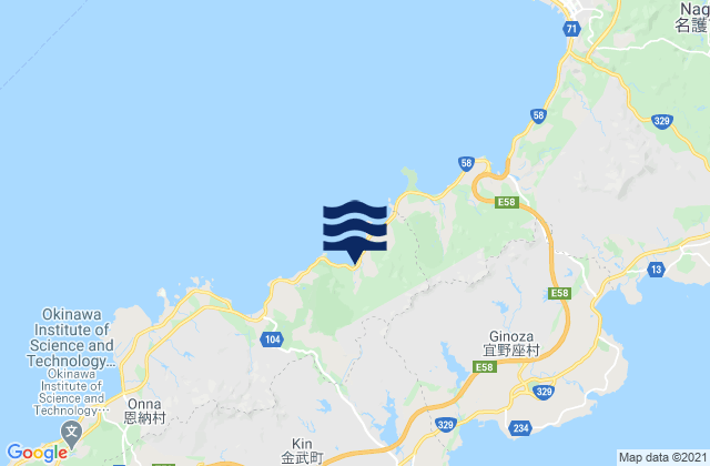 Okinawa, Japan潮水