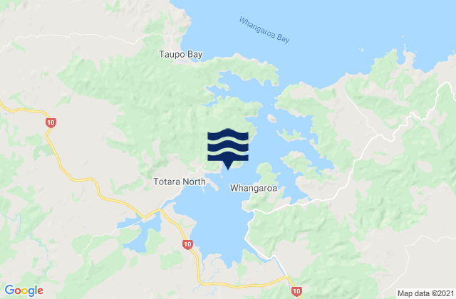 Okura Bay, New Zealand潮水