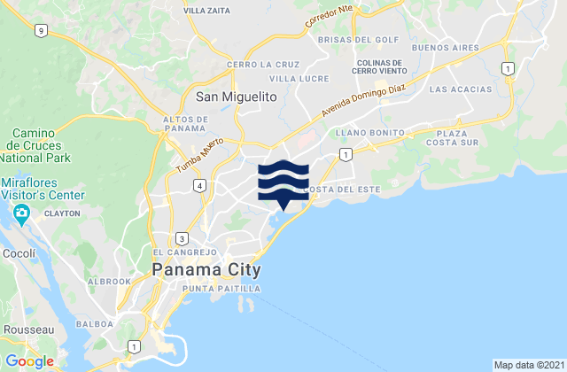 Old Panama, Panama潮水