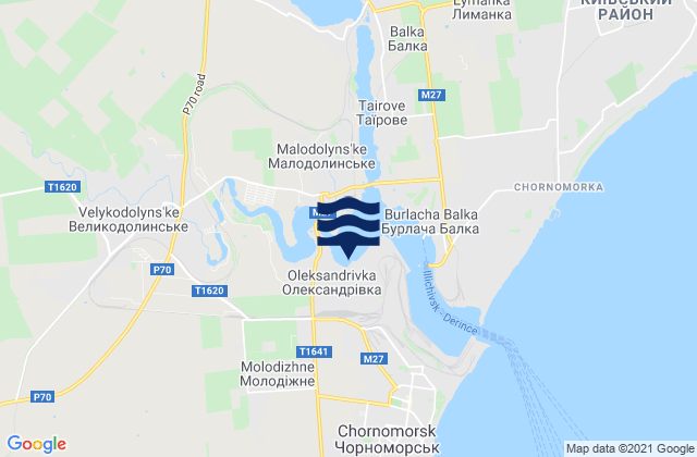 Oleksandrivka, Ukraine潮水