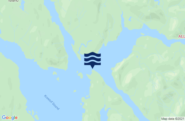 Olga Point (Olga Strait), United States潮水