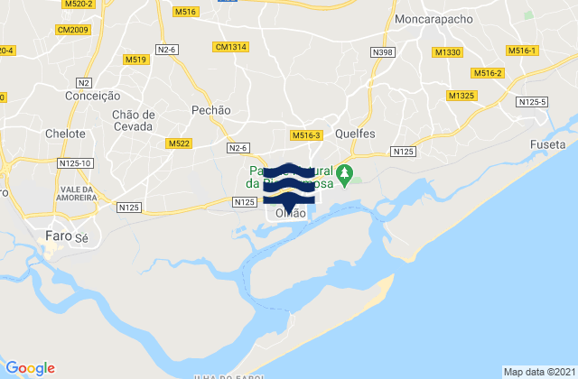 Olhão, Portugal潮水