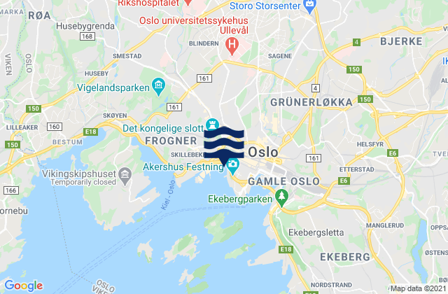 Olso, Norway潮水