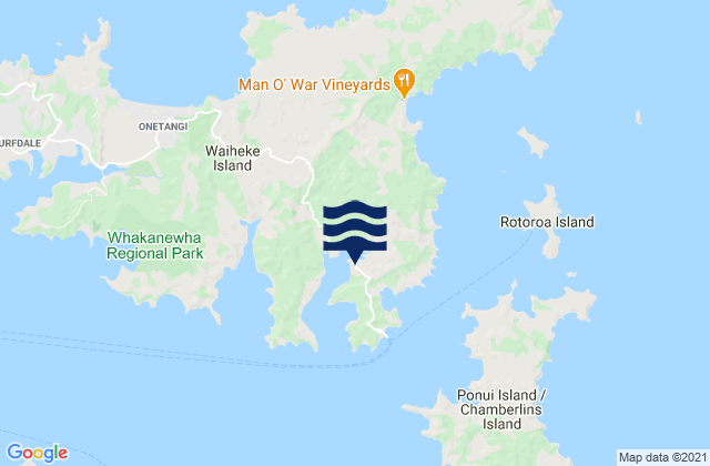 Omaru Bay, New Zealand潮水